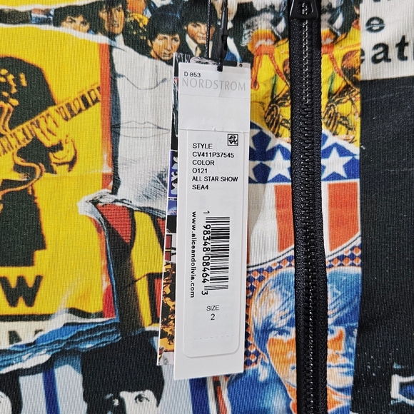 Alice + Olivia The Beatles Delora & Clyde Mini Dresses 2 Bundle NWT - Picture 6 of 13